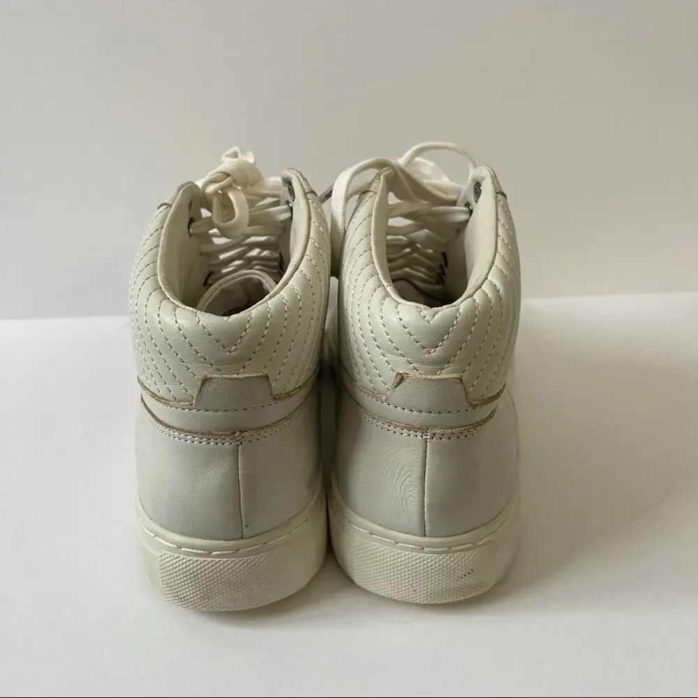 Hugo Boss White High Top Sneakers